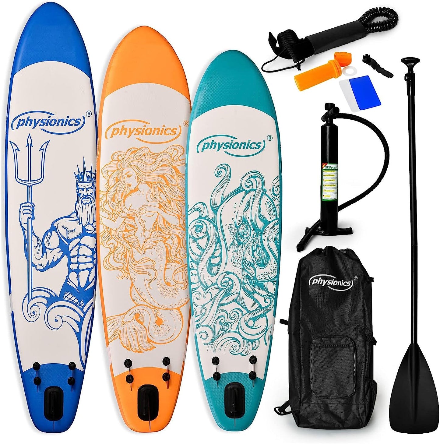 Placa de surf, Sup gobflabila, 305x76x12cm, albastra