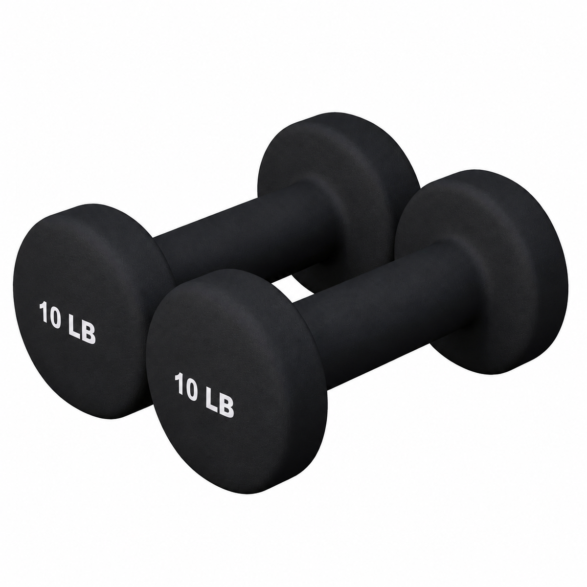 Gantere de gimnastică din neopren, rotunde, 2 - 10 lb - US EDITION