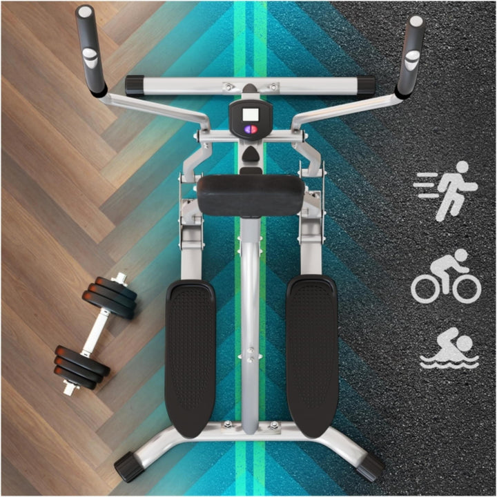 Bicicleta eliptica cu display LCD, Crosstrainer Physionics - Gorilla Sports Ro