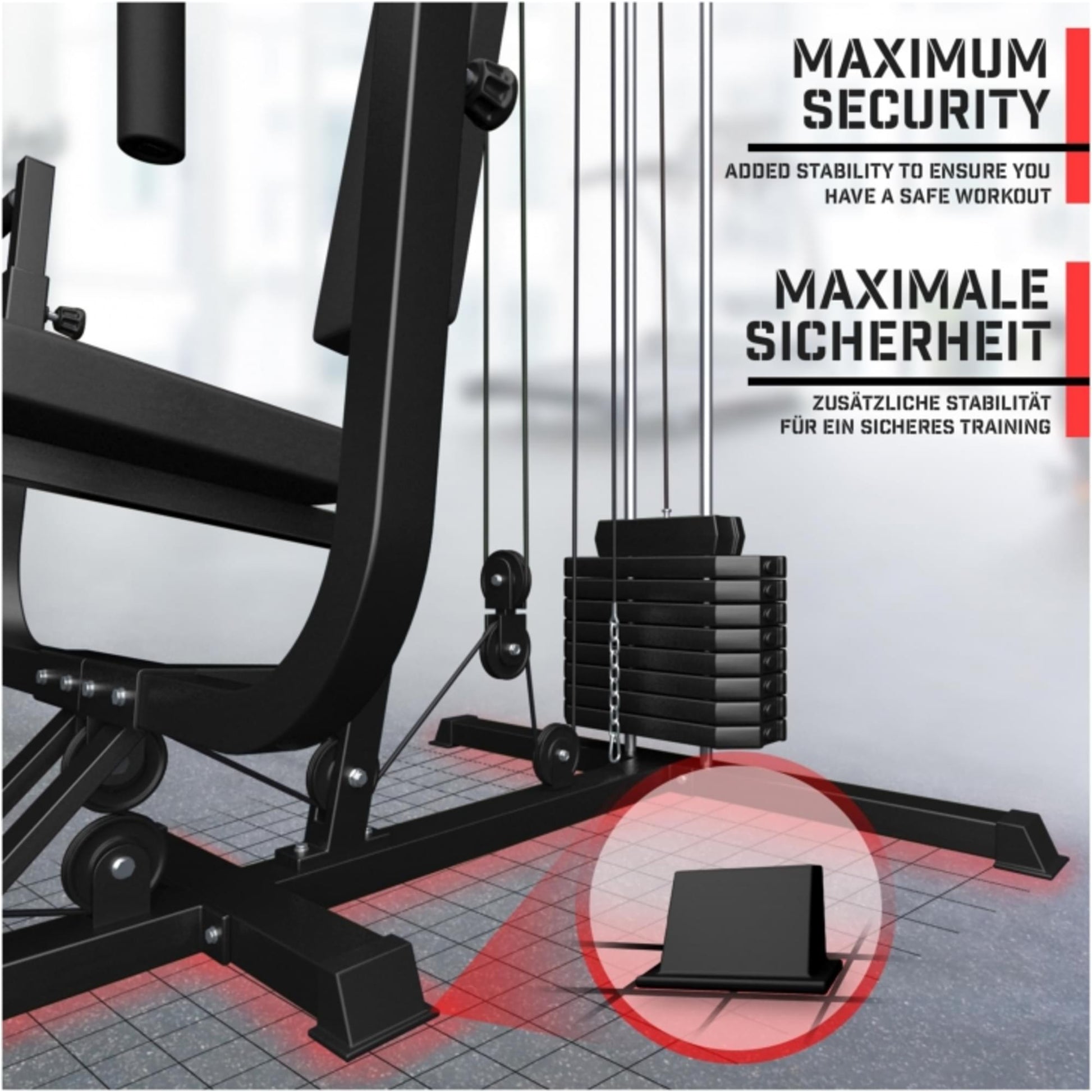 Aparat de forta multifunctional Physionics - Gorilla Sports Ro