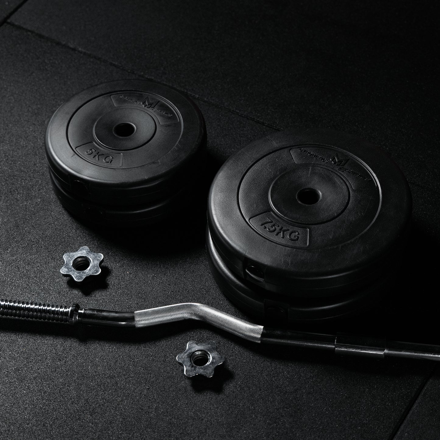 Set de gantere SZ E-Series din plastic 30 kg