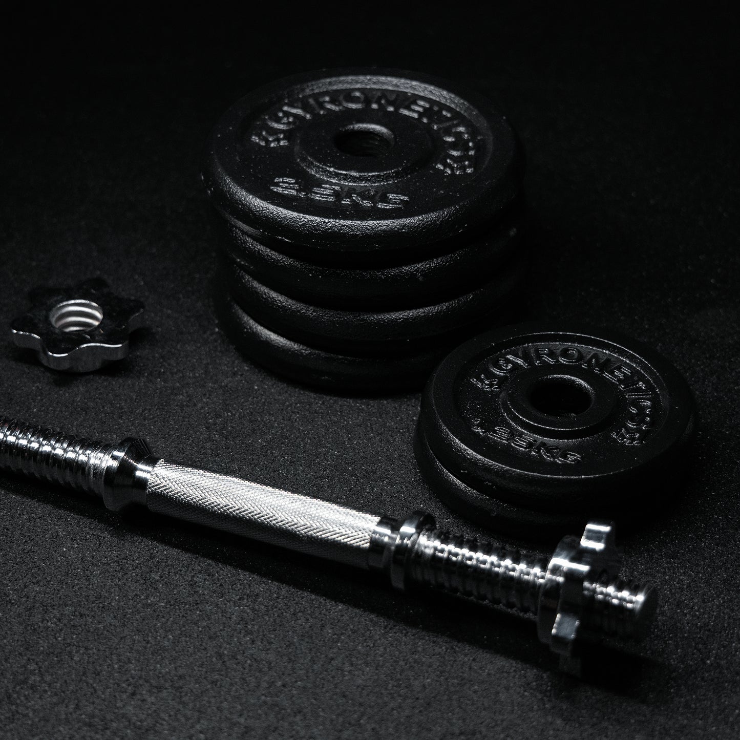 Set de gantere E-Series din fontă 15 kg 25 mm