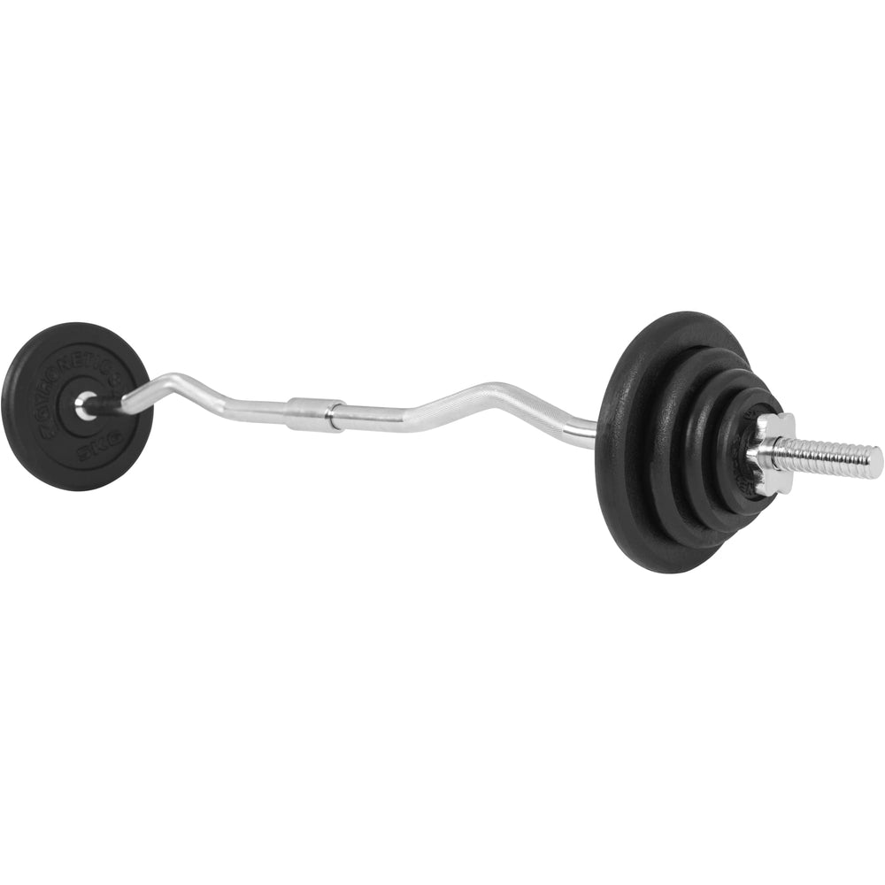 E-Series SZ Curl Set 25mm Fontă 23,5kg - Gorilla Sports Ro