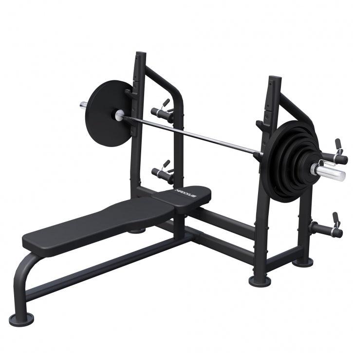 Bancă de haltere cu suport PRO inclus, set de haltere 60/90/130 kg