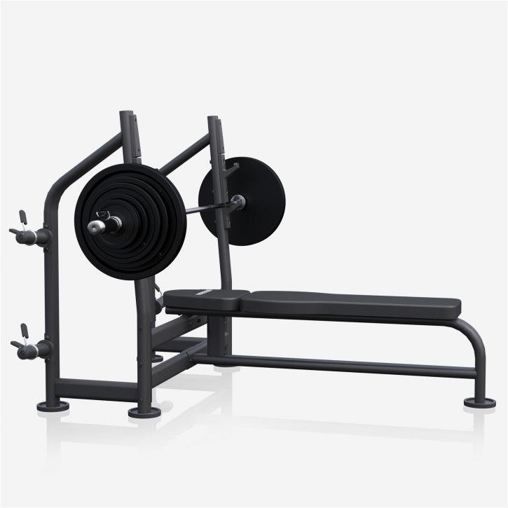 Bancă de haltere cu suport PRO inclus, set de haltere 60/90/130 kg