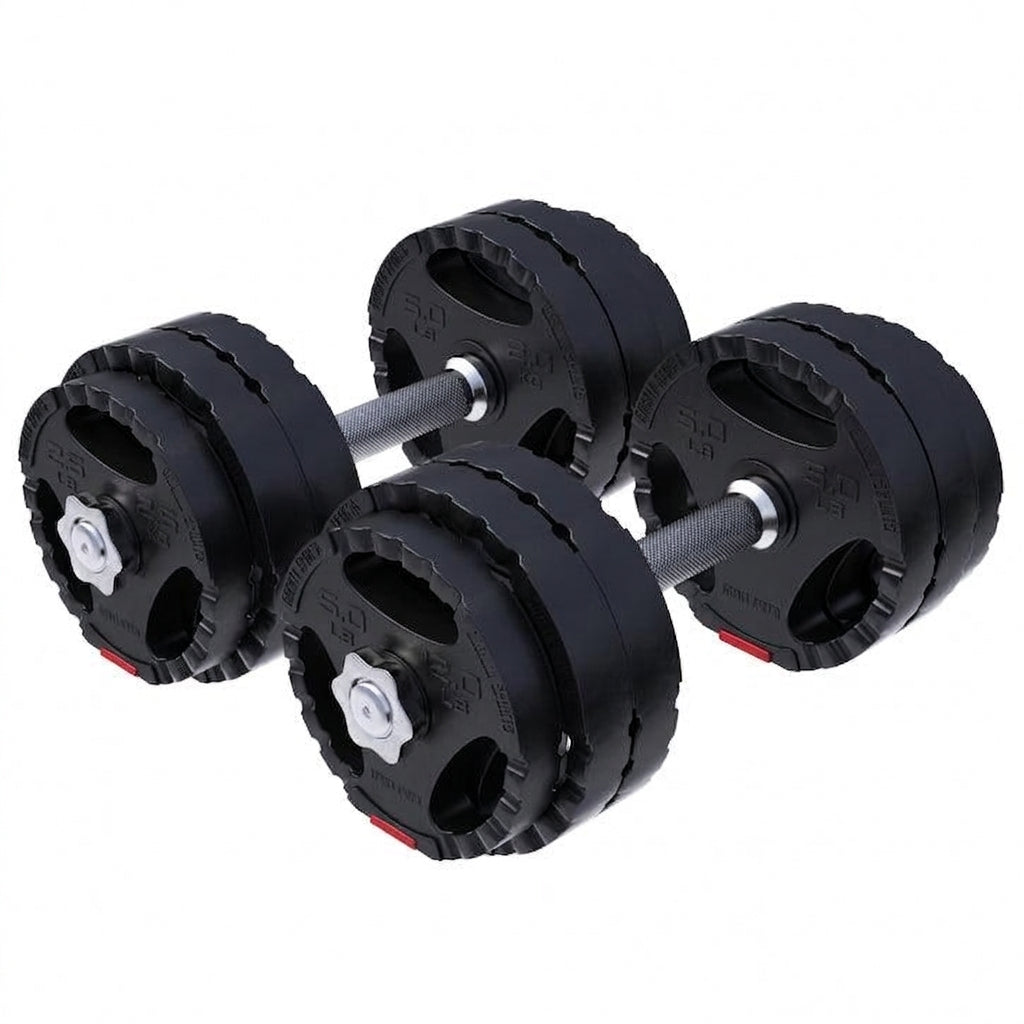 Set gantere reglabile din ciment cu grip de 60 lb - US EDITION