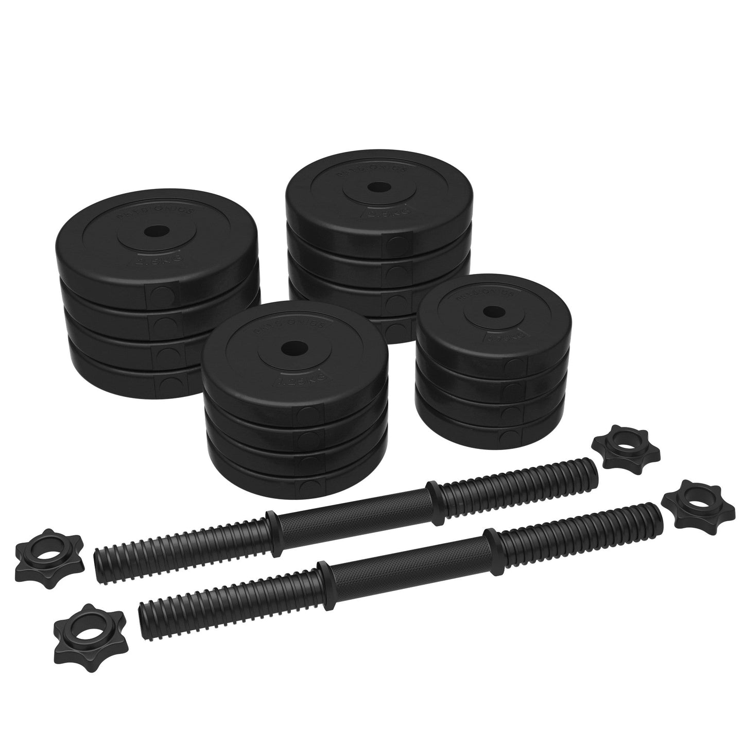 Set de gantere din plastic 30 kg