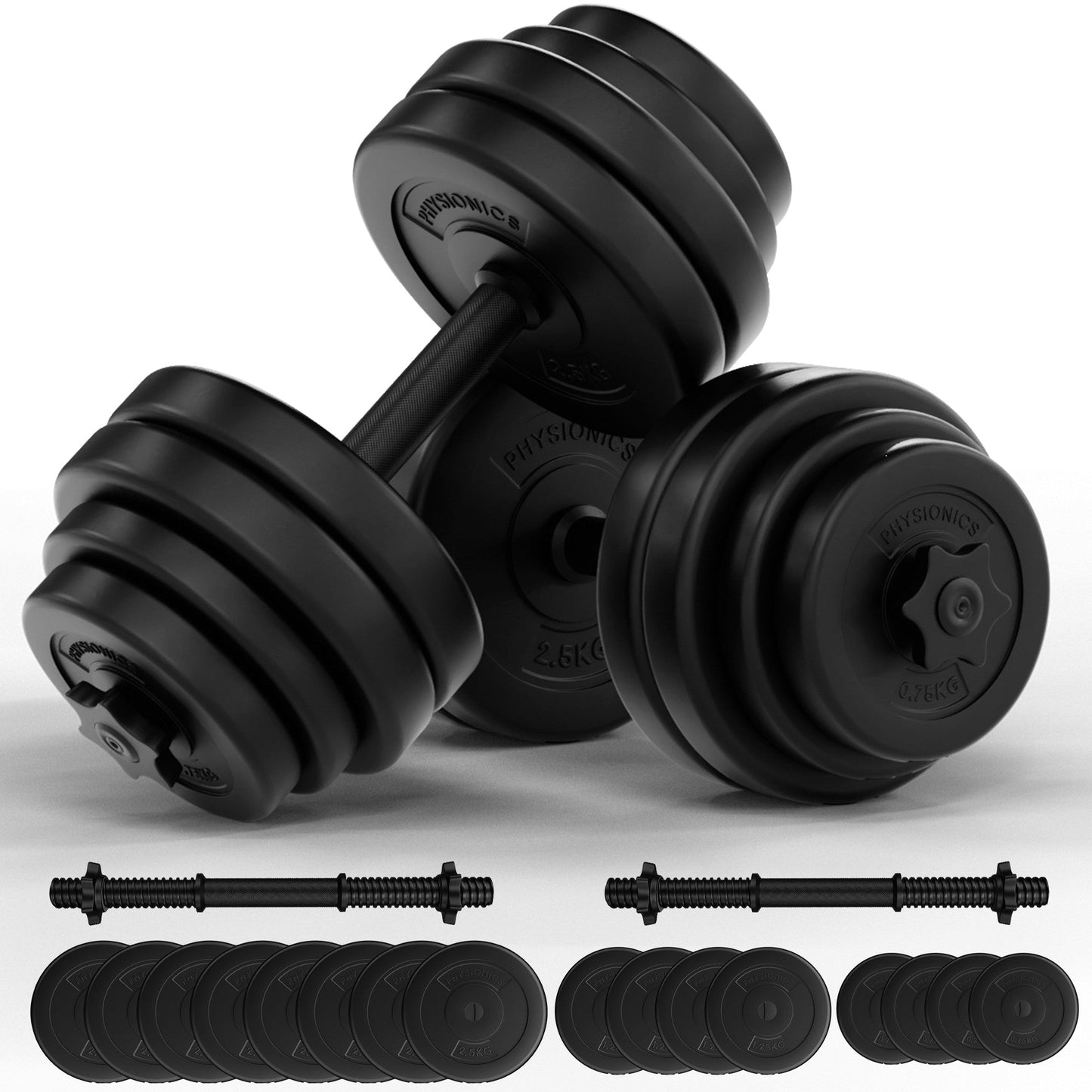 Set de gantere din plastic 30 kg