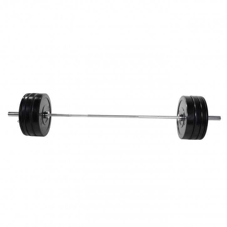 Set de haltere olimpice cu discuri de protecție 140 kg