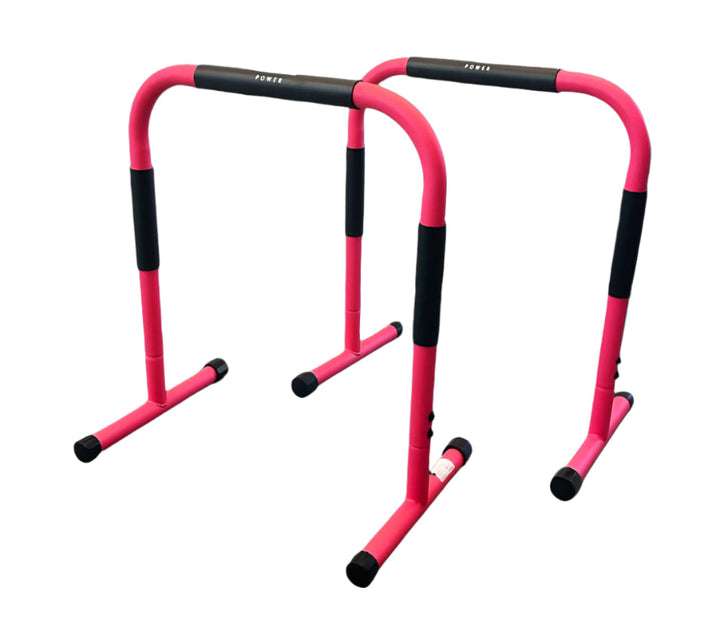 Bare pentru exerciții dips, rosu, Lukadora