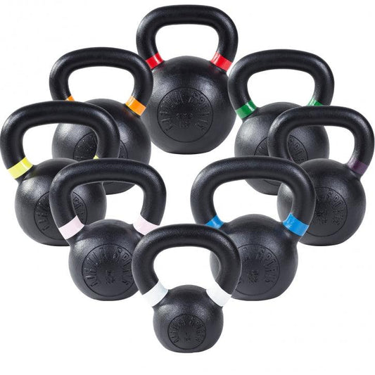 Kettlebell din fontă cu marcaj color 4 - 32 kg