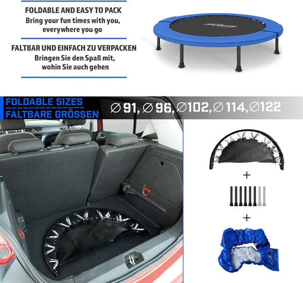 Trambulina fitness 81-122 cm, utilizator 100kg PHYSIONICS