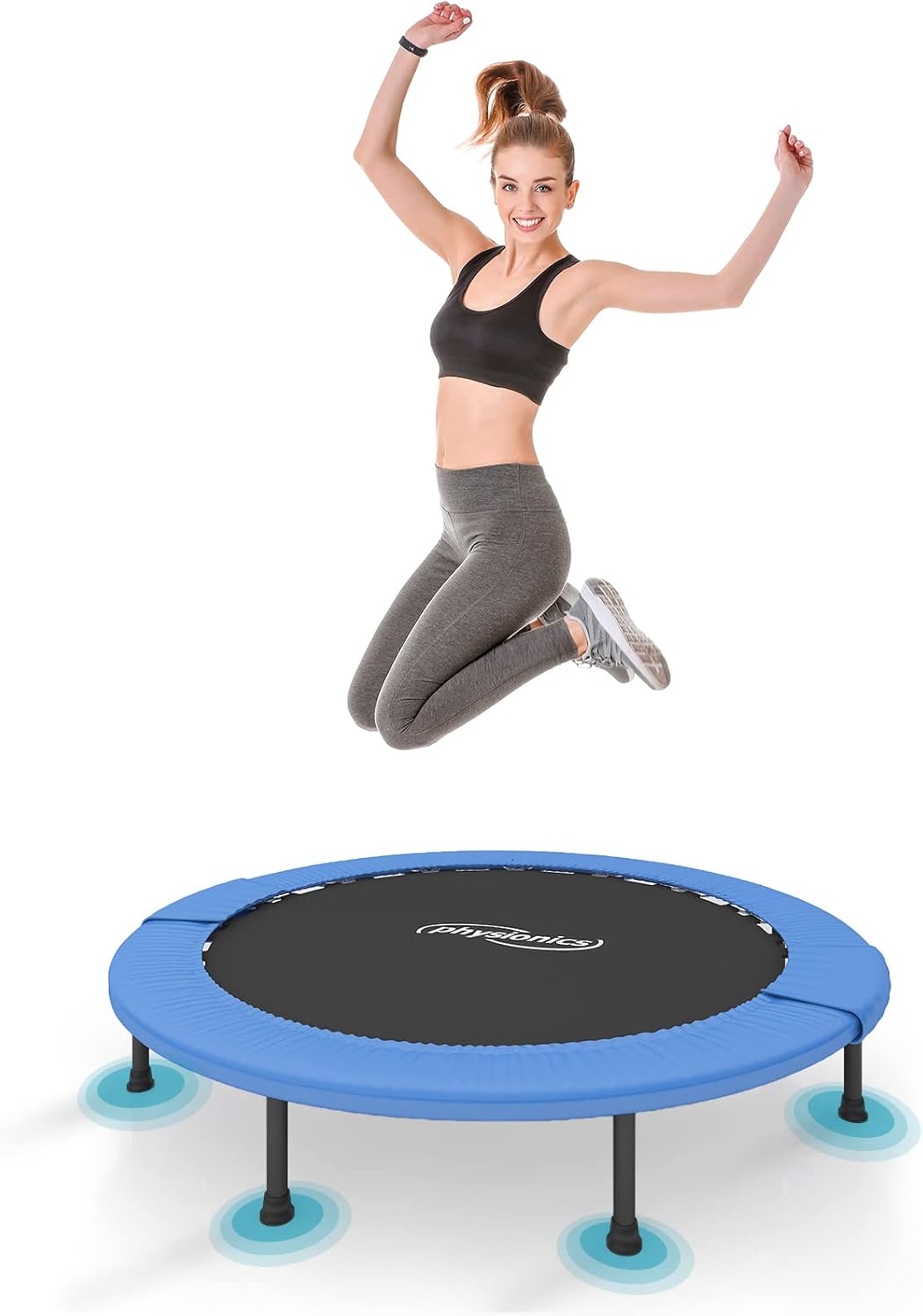 Trambulină de fitness 81 - 122 cm