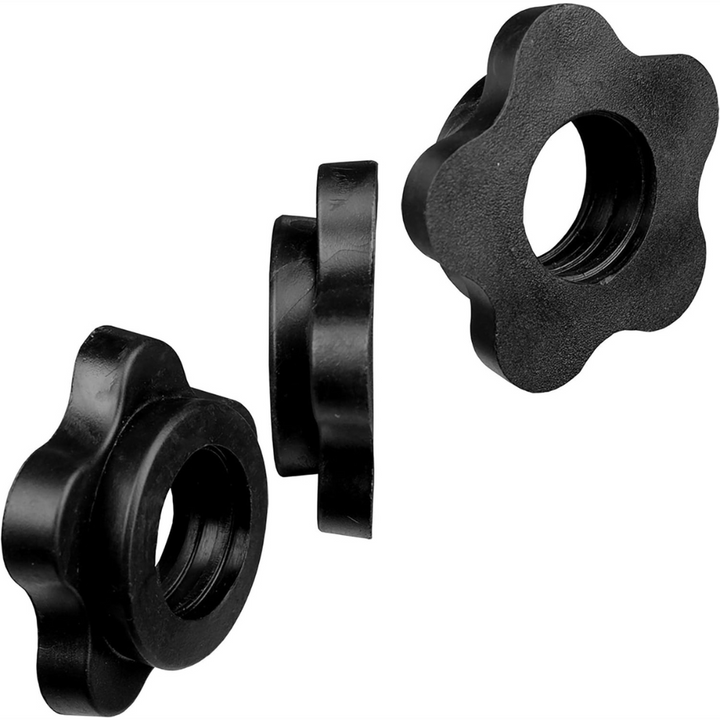 Bara cromata greutati, scurta, cu filet, lungime 35 cm, diametru 30 mm, negru/argintiu ScSports