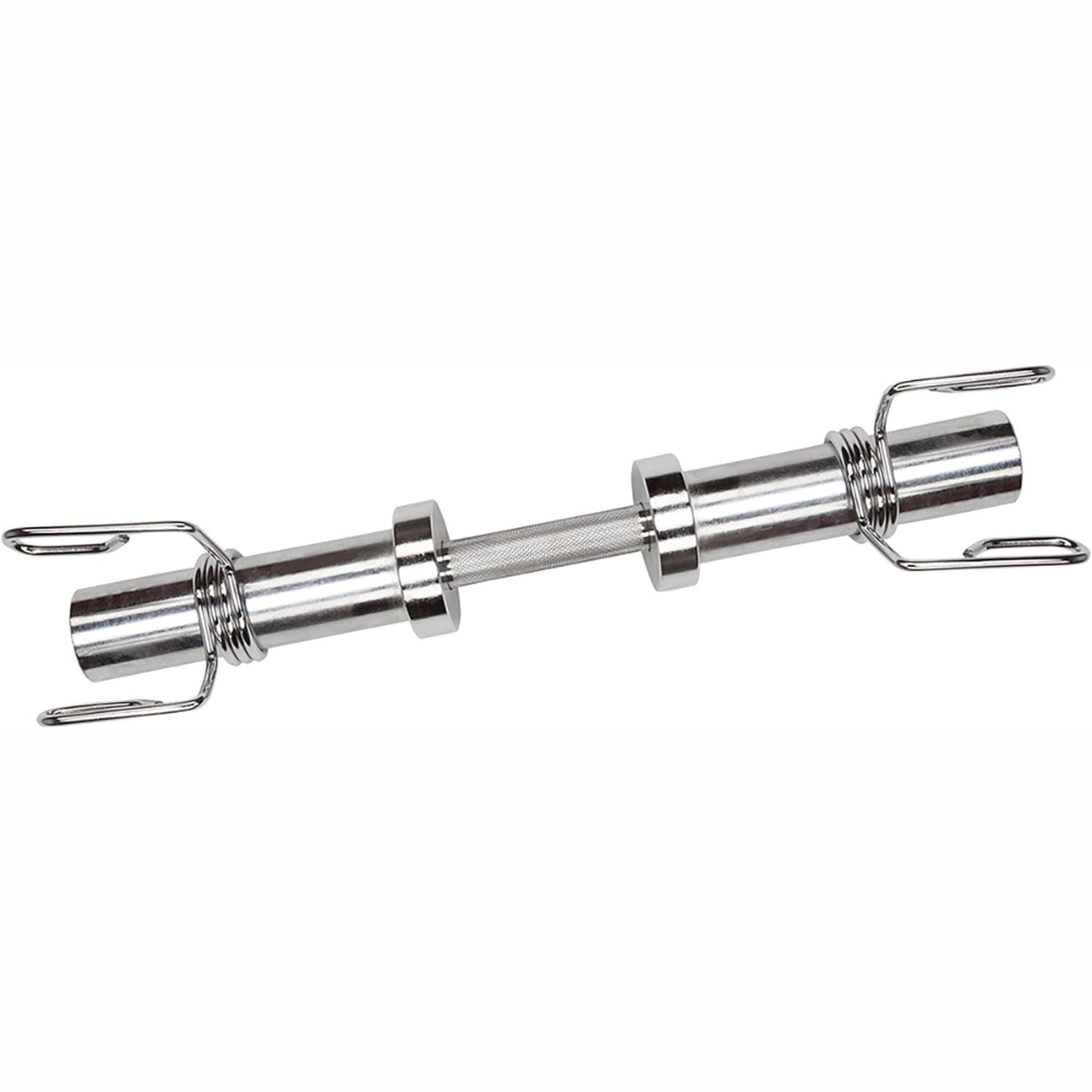 Bara greutati scurta, lungime 48, 5 cm, diametru 50 mm, argintiu ScSports