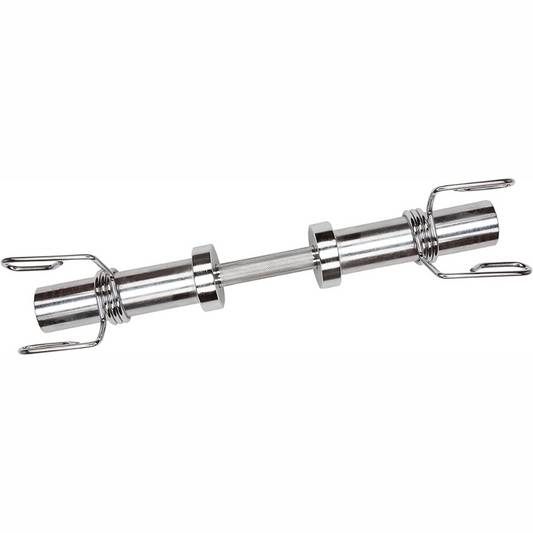 Bara greutati scurta, lungime 48, 5 cm, diametru 50 mm, argintiu ScSports