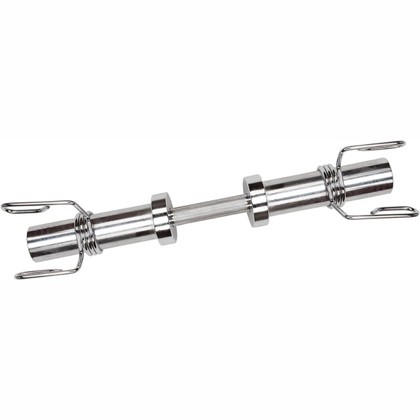 Bara greutati scurta, lungime 48, 5 cm, diametru 50 mm, argintiu ScSports