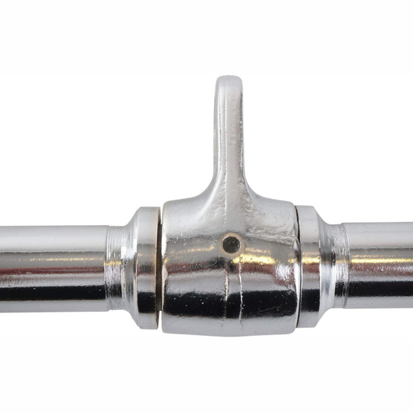 Bara triceps biceps, sarcina maxima de 200 kg, suprafata de prindere zimtata, otel, cromat ScSports