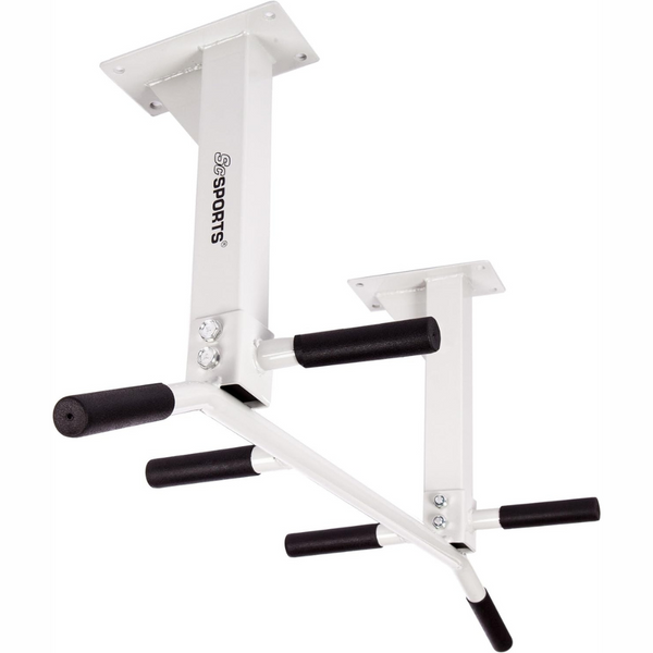 Bara de tractiune, montata pe tavan, din otel, pana la 150 kg, alba ScSports