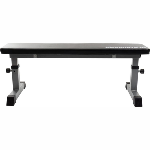 Banca de antrenament, greutate maxima 180 kg, 24 x 110 x 47 cm, negru ScSports