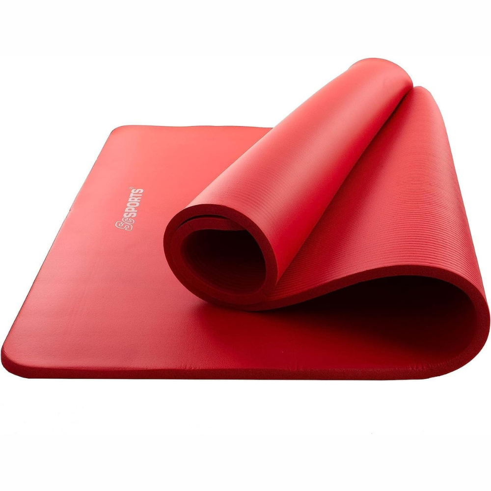 Covoras de yoga, 190 x 80 cm, grosime 1, 5 cm, antiderapant, pliabil, cu curea de transport, multiple culori ScSports
