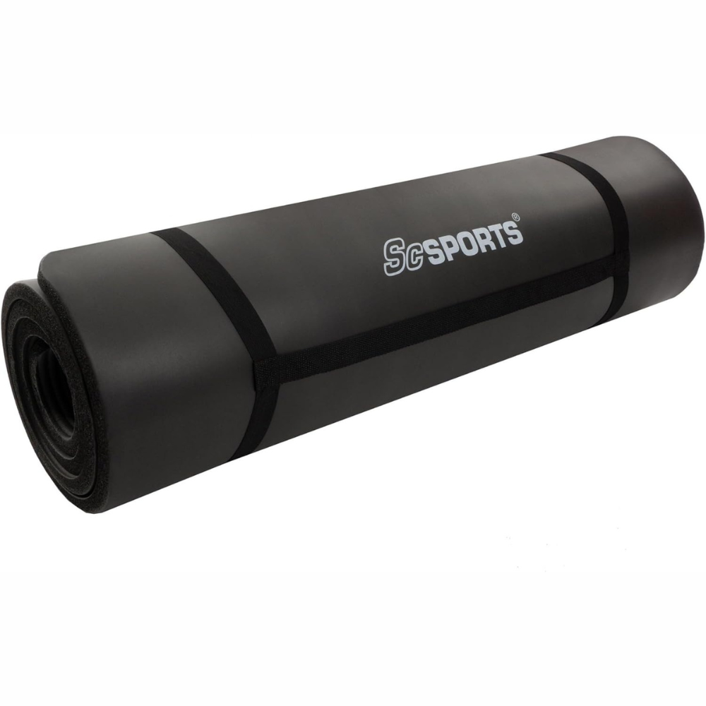 Saltea pentru yoga, fitness, aerobic, suprafata antiderapanta, 190 cm x 80 cm, Multiple Culori ScSports