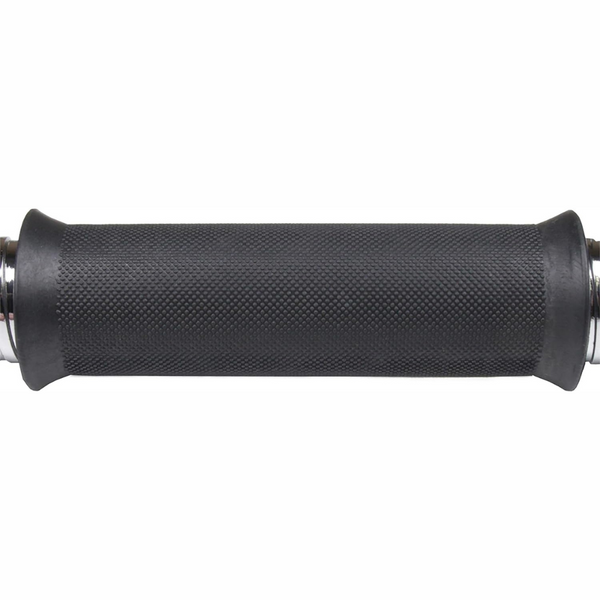 Bara cromata greutati, scurta, cu filet, lungime 35 cm, diametru 30 mm, negru/argintiu ScSports