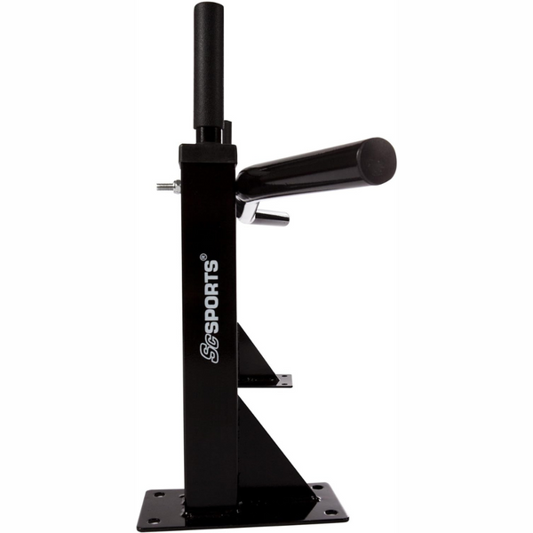 Bara de tractiune, montata pe perete, din otel, pana la 150 kg, cu manere de cauciuc, negru ScSports