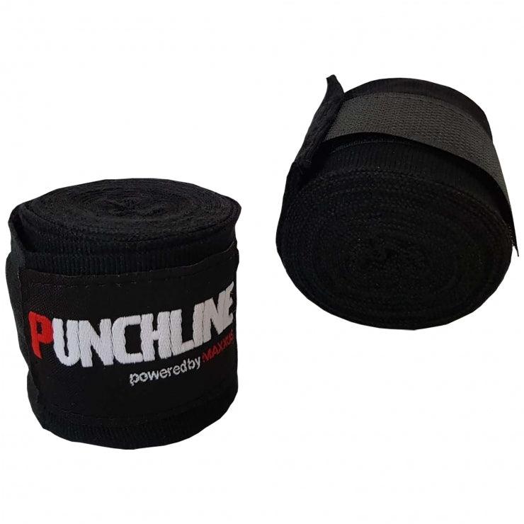 Bandaj pentru box PUNCHLINE, culoare negru