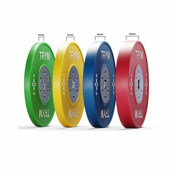 Set Competion Bumper Plate, 50/51mm - Gorilla Sports Ro