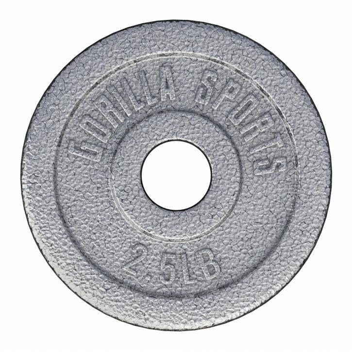 Discuri de halteră din fontă 2.5-45 lbs, 25 mm diametru interior – US EDITION