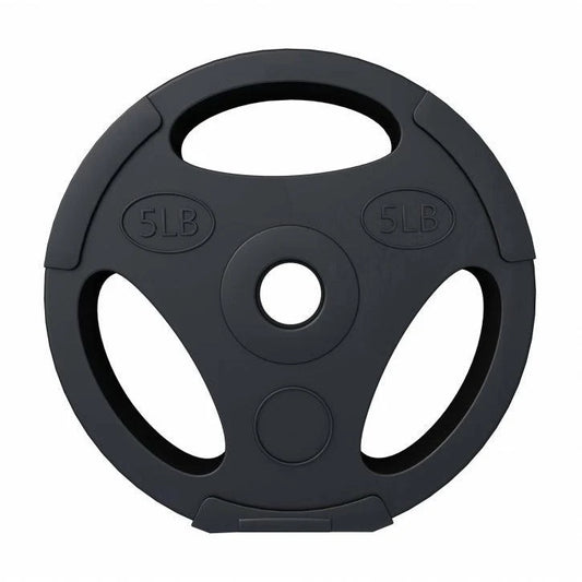Discuri din plastic umplute cu ciment, cu grip, 5 lb, 25 mm – US EDITION