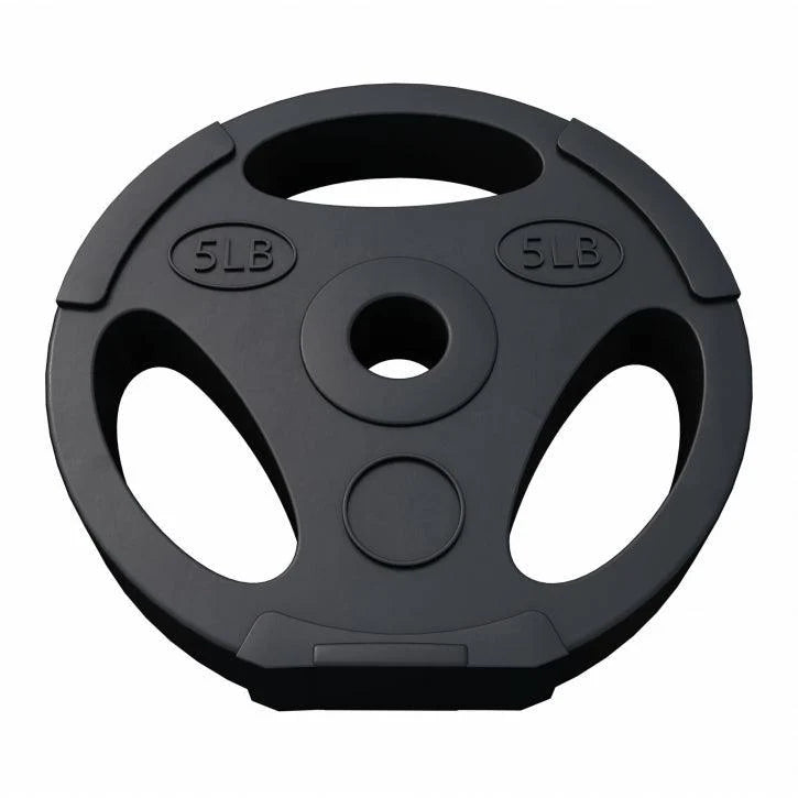 Discuri din plastic umplute cu ciment, cu grip, 5-10 lb ( 2,3/4,54 kg ), 25 mm diametru interior – US EDITION