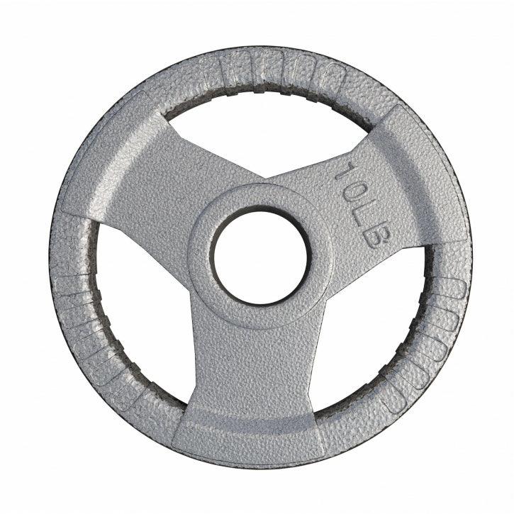 Discuri olimpice de halteră din fontă, cu grip 10-35 lbs, 50 mm, US EDITION