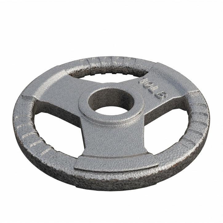 Discuri olimpice de halteră din fontă, cu grip 10-35 lbs, 50 mm, US EDITION