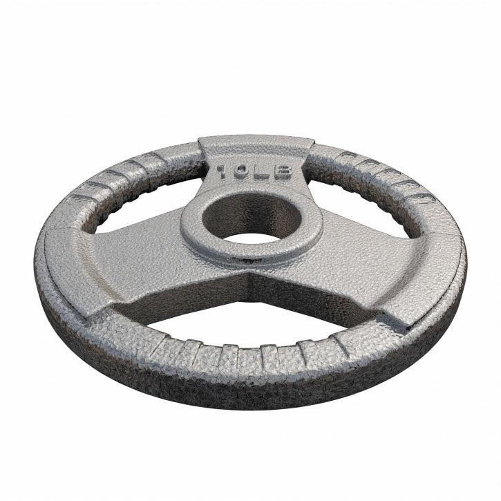 Discuri olimpice de halteră din fontă, cu grip 10-35 lbs, 50 mm, US EDITION
