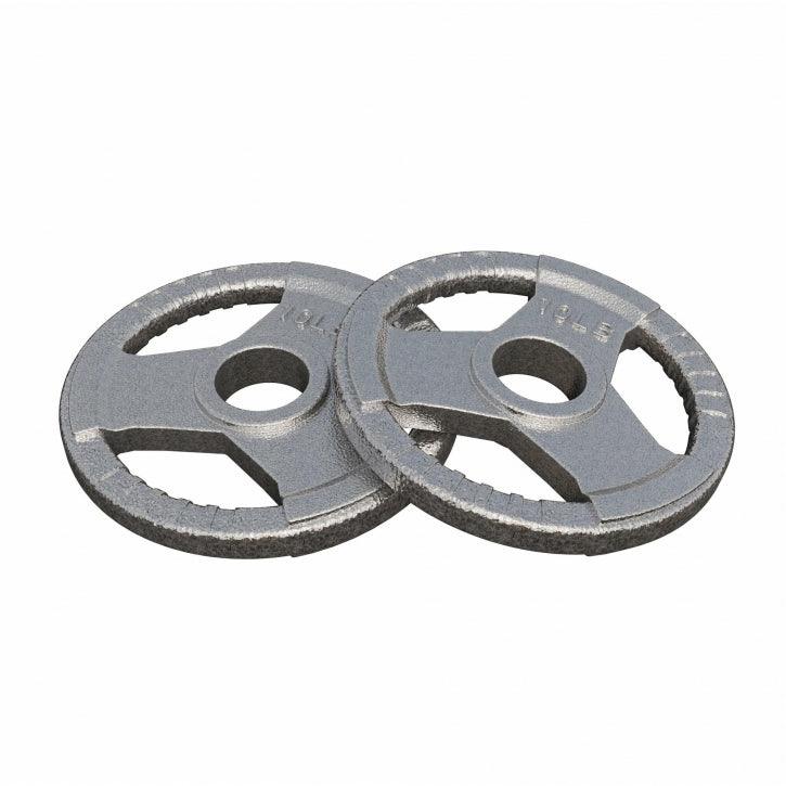 Discuri olimpice de halteră din fontă, cu grip 10-35 lbs, 50 mm, US EDITION