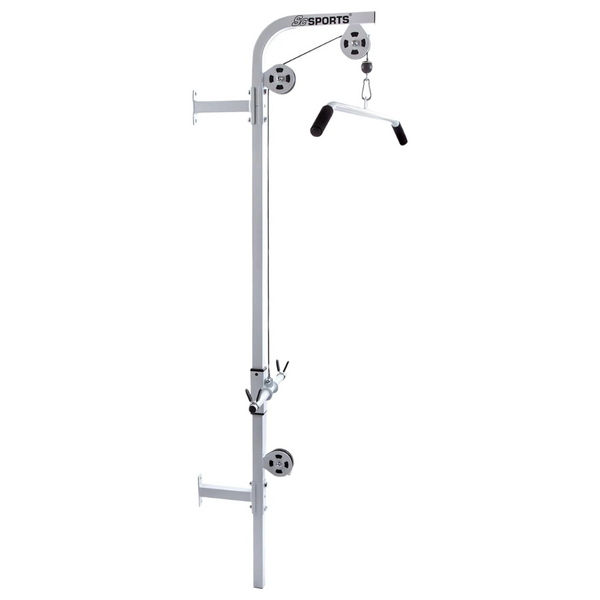 Cablu cu scripete, montat pe perete, din otel alb, din otel ScSports