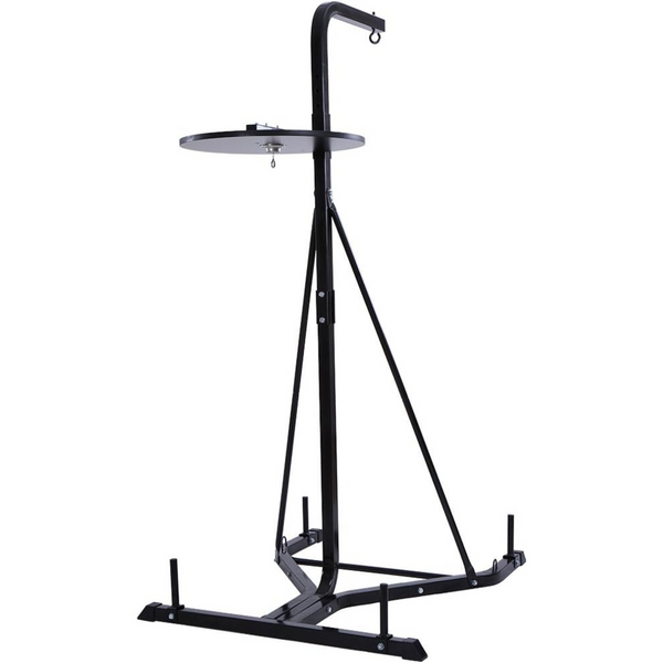 Platforma din otel pentru para box, 205 x 105 x 122 cm, negru PHYSIONICS