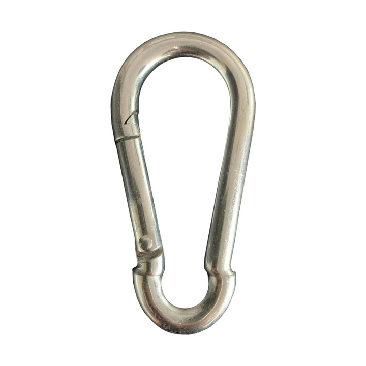 Carabina din otel cromat, sarcina maxima 200 kg, suprafata zimtata ScSports