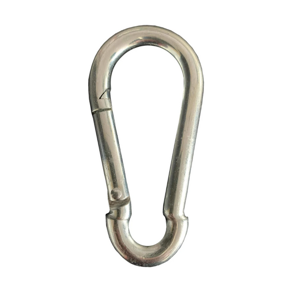 Carabina din otel cromat, sarcina maxima 200 kg, suprafata zimtata ScSports