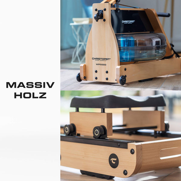 Aparat de vaslit cu apa din lemn masiv de fag, Christopeit