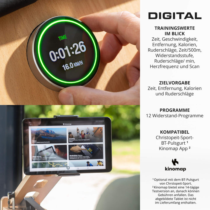 Aparat de vaslit cu apa din lemn masiv de fag, Christopeit