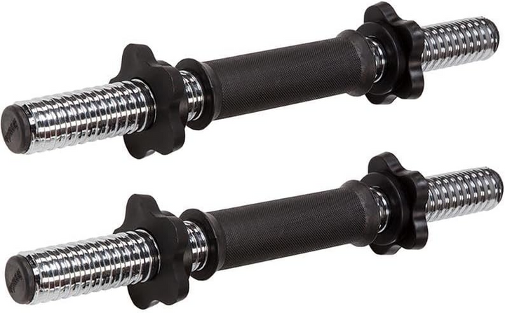 Set de discuri cu greutate si 4 bare(2 gantere, bara dreapta, bara SZ), 27.5 KG (2x5+4x2.5+6x1.25), 30/31mm ScSports