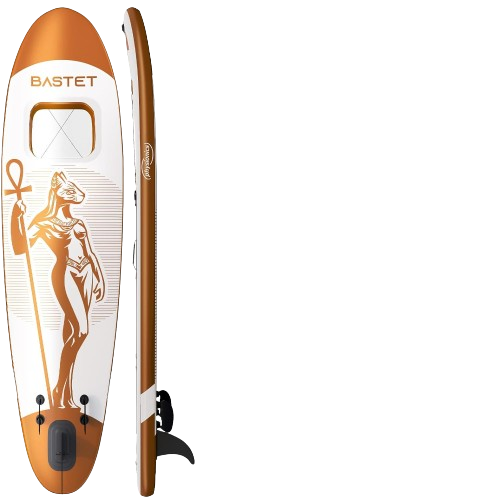 Placa gonflabila Paddle Board, 305 x 76 x 12 cm, auriu roz Bastet