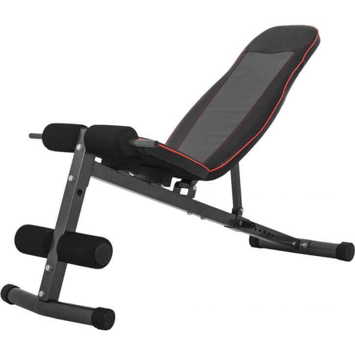 Aparat pentru antrenarea abdomenului și a spatelui, negru