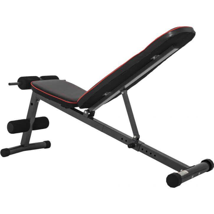 Aparat pentru antrenarea abdomenului și a spatelui, negru