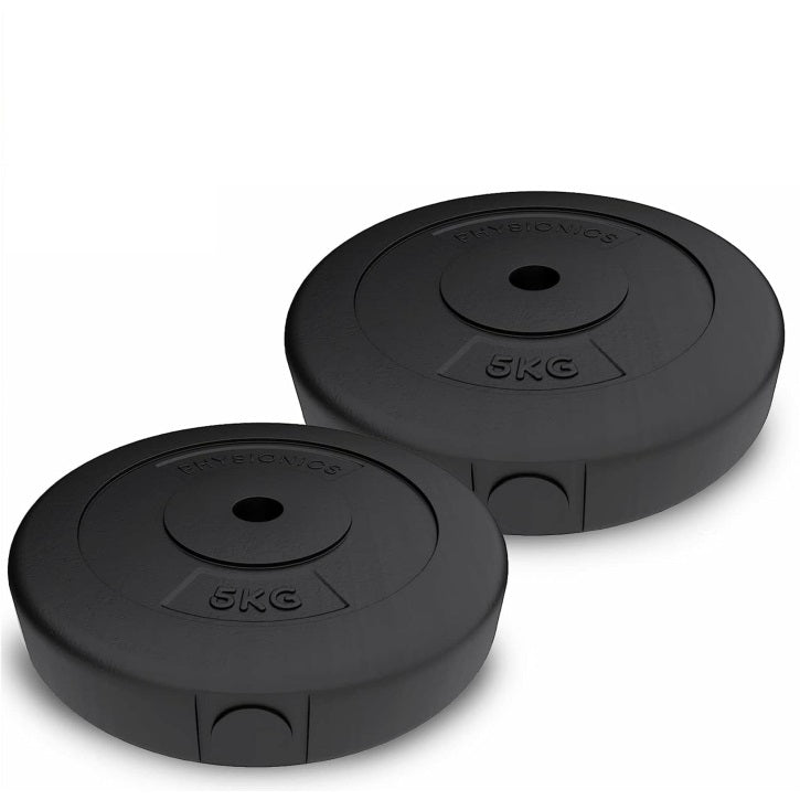 Set discuri de plastic, umplute cu ciment, 2 x 5kg, 30 mm