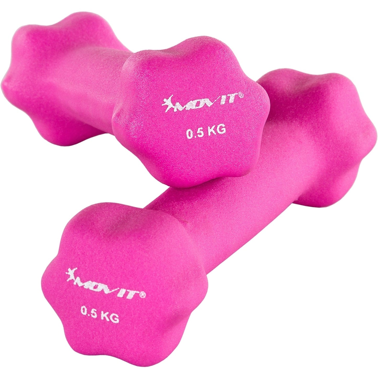 Set de 2 gantere, greutate 1 - 10 kg, Multiple Culori, MOVIT