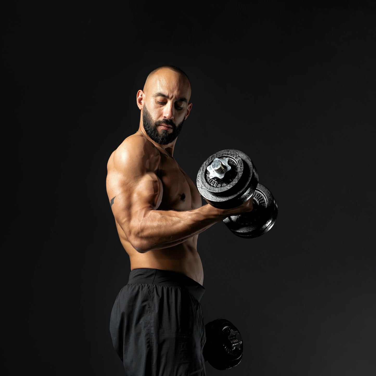 Set de gantere din fontă 30 kg